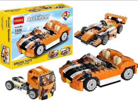 Lego car blocks for kids