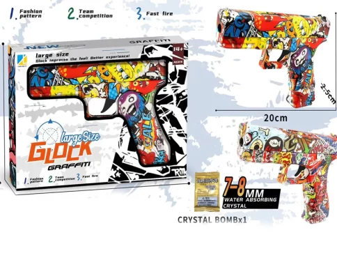 Manual Gel Blaster For Kids With Diffrent Types Of Graffiti Skin