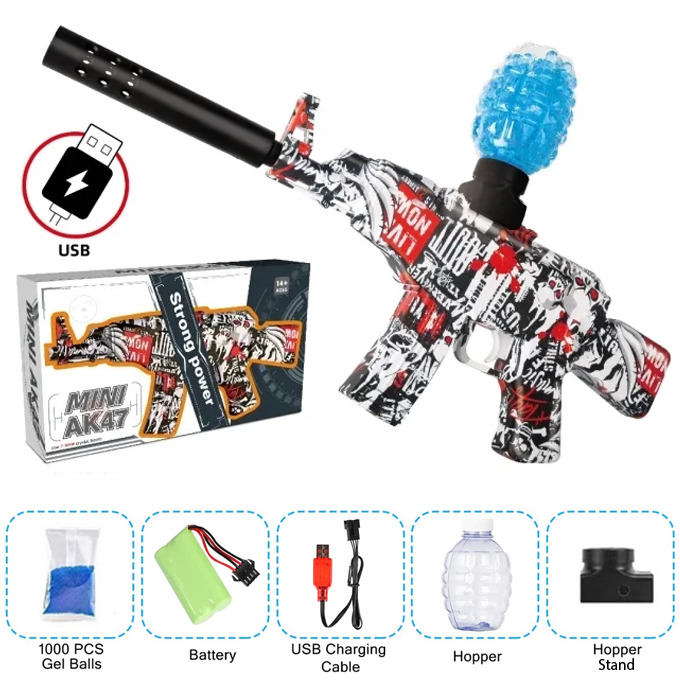 Gel Blaster Gun Toy For Kids with 2000 Free Gels